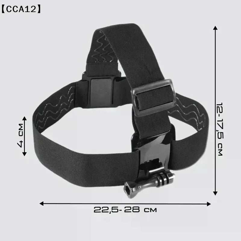 Suport Cap pentru Telefon & Cameră de Acțiune – Filmare POV