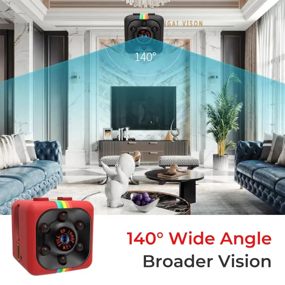 Mini Camera 1080P HD Video Security Camera Motion Detection Remote Viewing Rechargeable Night Vision Surveillance Camera
