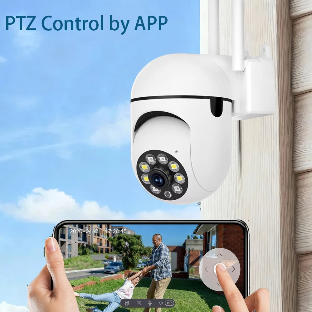 Cam720 APP 5MP PTZ IP Camera Smart Outdoor Home Security WIFI CCTV Surveillance with Color Night Vision Wireless HD 2-Way Audio