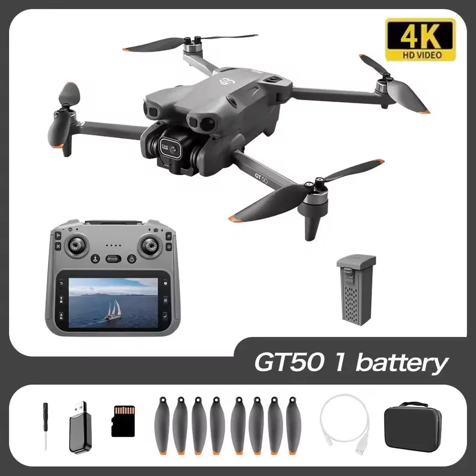 Dronă GPS 8K HD Camera GT50 PRO - WiFi 5G, Motor Brushless, Evitare Obstacole