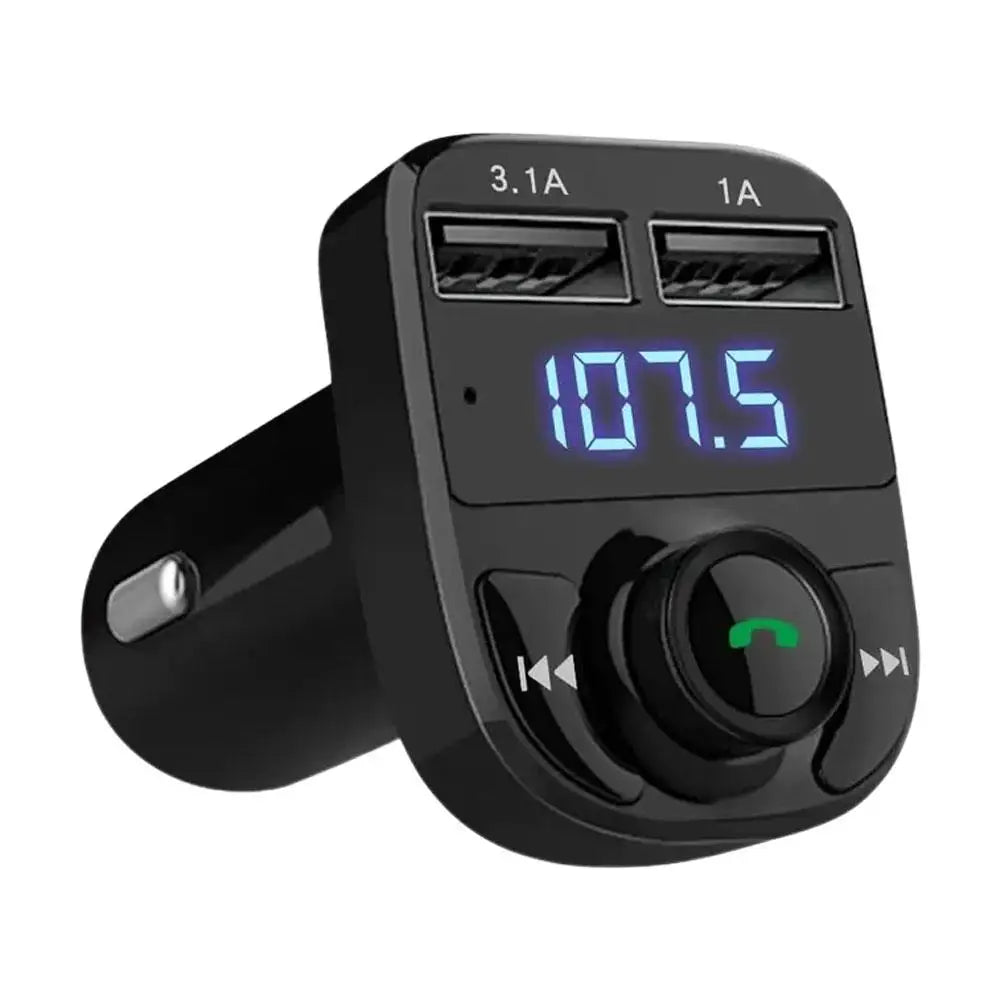 Transmițător FM Bluetooth 5.0 & Player MP3 pentru Mașină – Handsfree, Dual USB, Încărcător Rapid