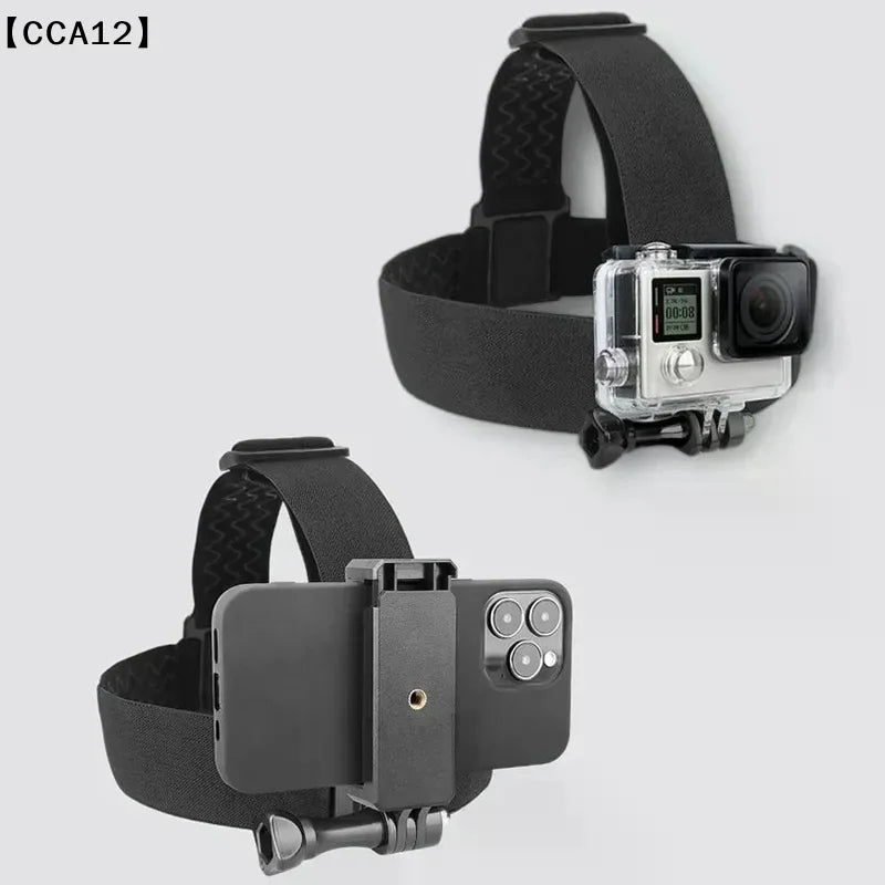 Suport Cap pentru Telefon & Cameră de Acțiune – Filmare POV