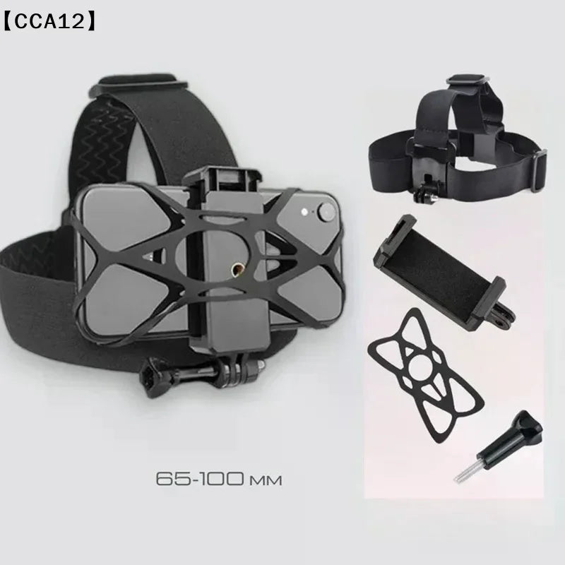 Suport Cap pentru Telefon & Cameră de Acțiune – Filmare POV