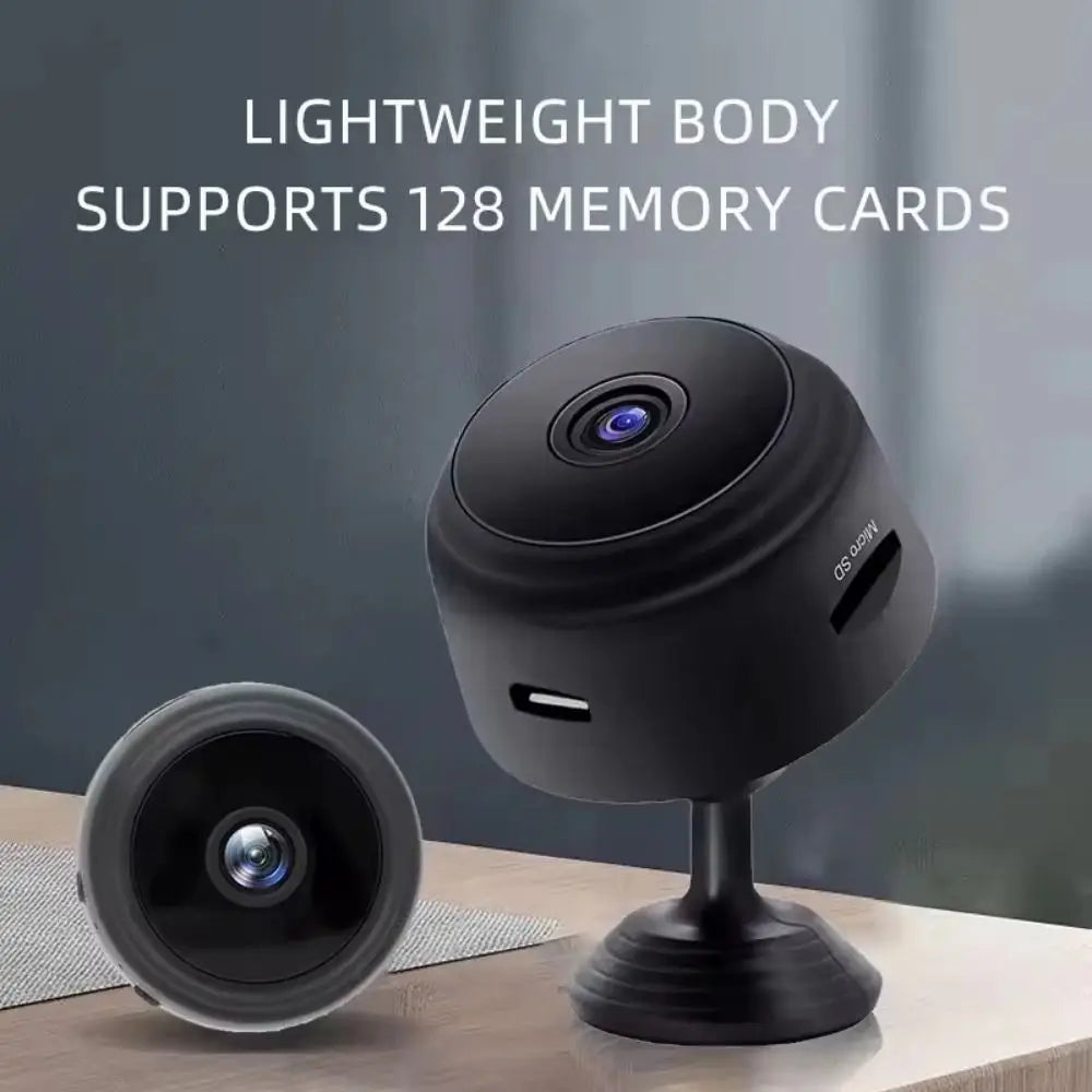 Micro Video Recorder Mini Camera Wireless Design Night Vision Two-Way Talk Camera Motion Detection Alarm System Wireless Camera