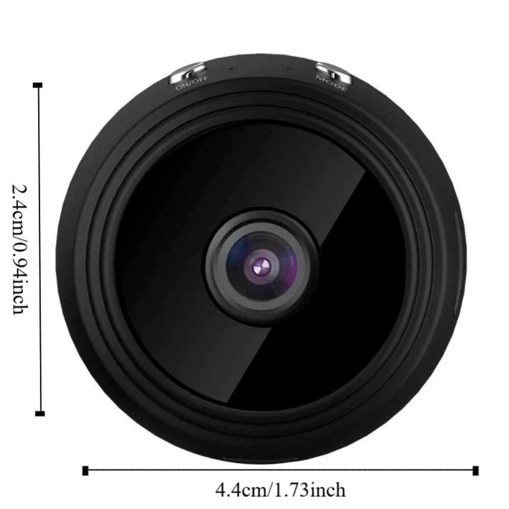 Micro Video Recorder Mini Camera Wireless Design Night Vision Two-Way Talk Camera Motion Detection Alarm System Wireless Camera