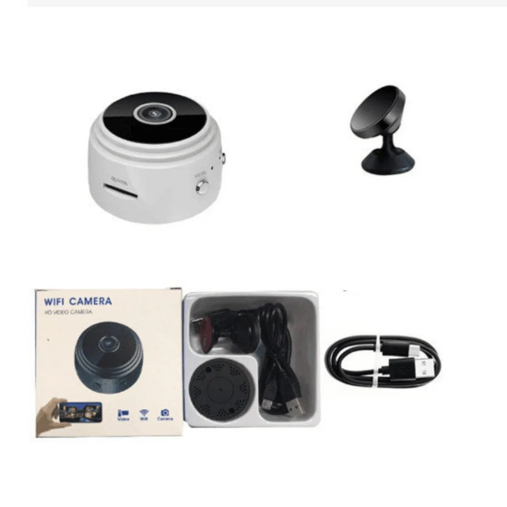 Micro Video Recorder Mini Camera Wireless Design Night Vision Two-Way Talk Camera Motion Detection Alarm System Wireless Camera