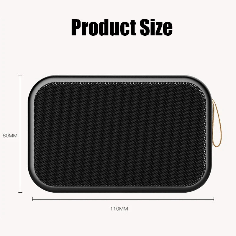 Boxa Bluetooth Portabilă TWS 2024 – Sunet 3D Stereo HiFi, Rezistentă la Apă