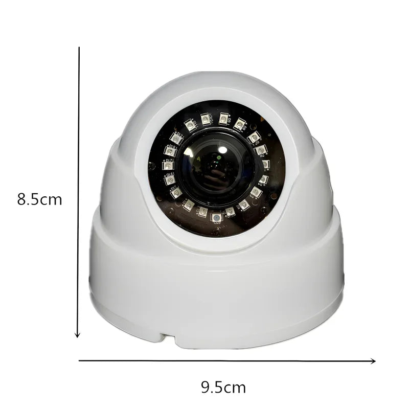 2MP AHD Panoramic Dome Camera - 165° Fisheye Lens, 1080P HD, Plug & Play, Indoor CCTV with Night Vision for Wide Area Monitoring
