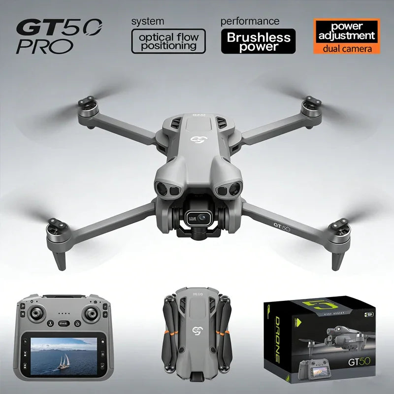 Dronă GPS 8K HD Camera GT50 PRO - WiFi 5G, Motor Brushless, Evitare Obstacole